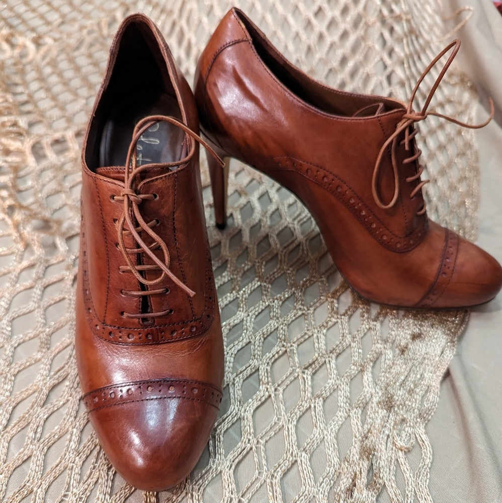 Cole Haan Stiletto Heel Brogue Ankle Boot
